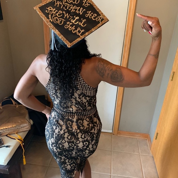 PLT lace midi dress us4 - Picture 5 of 7